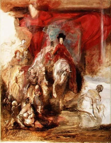 Regina Vittoria a cavallo